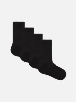 Pack 4 Pares Soquetes S/ Costuras