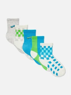 Pack 5 Pares Soquetes Skate