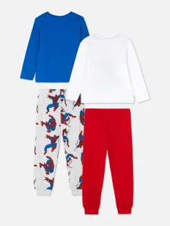 Pack 2 Pijamas Gráficos Marvel Homem-Aranha