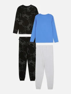 Pack 2 Pijamas Manga Comprida PlayStation