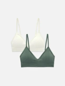Pack 2 Sutiãs Bralette Triangulares S/ Costuras