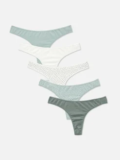 Pack 5 Tangas Estampadas Todos Os Dias