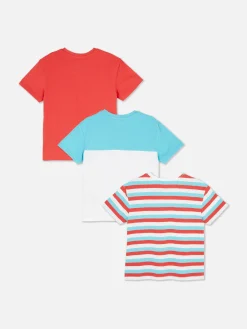 Pack 3 T-shirts Manga Curta Sortidas