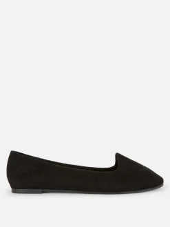Pantufas Estilo Sabrina Imitação Camurça