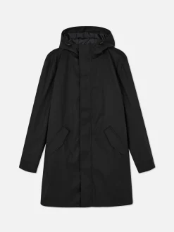 Parka Capuz Revestimento Borracha