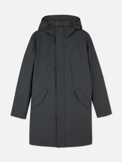 Parka Capuz Revestimento Borracha