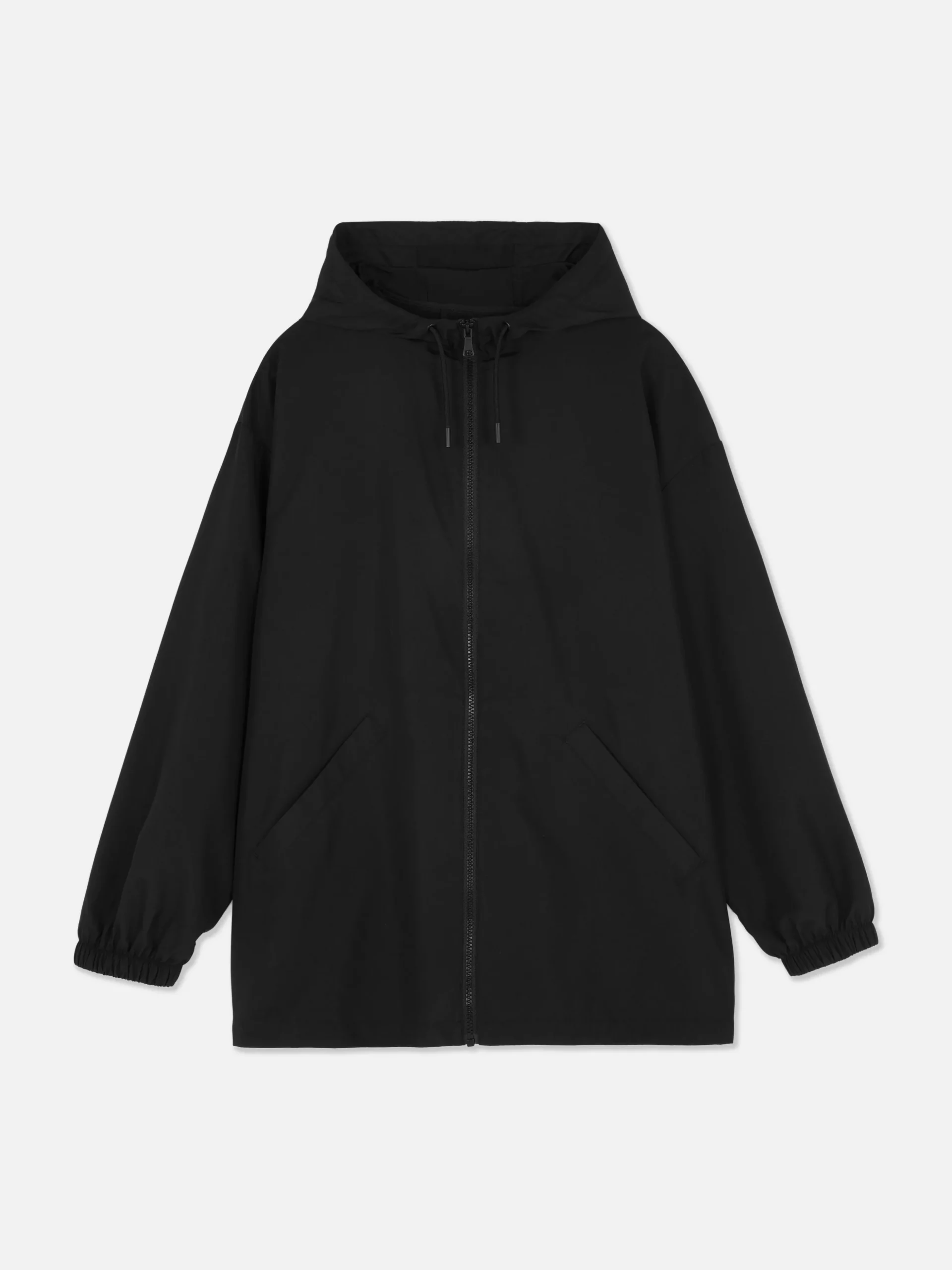 Parka Impermeável Capuz Leve