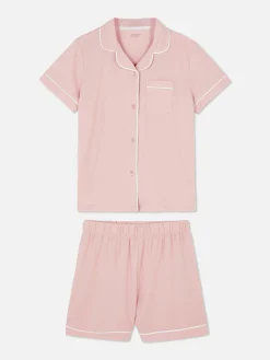 Pijama Calções Botões