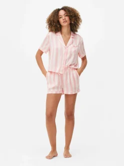 Pijama Camisa/calções Cetim