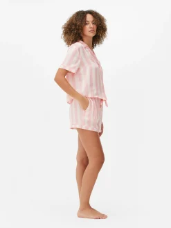 Pijama Camisa/calções Cetim