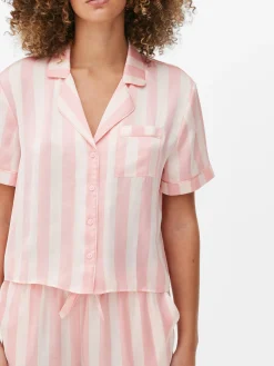 Pijama Camisa/calções Cetim