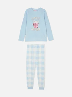 Pijama Malha Polar Pipocas