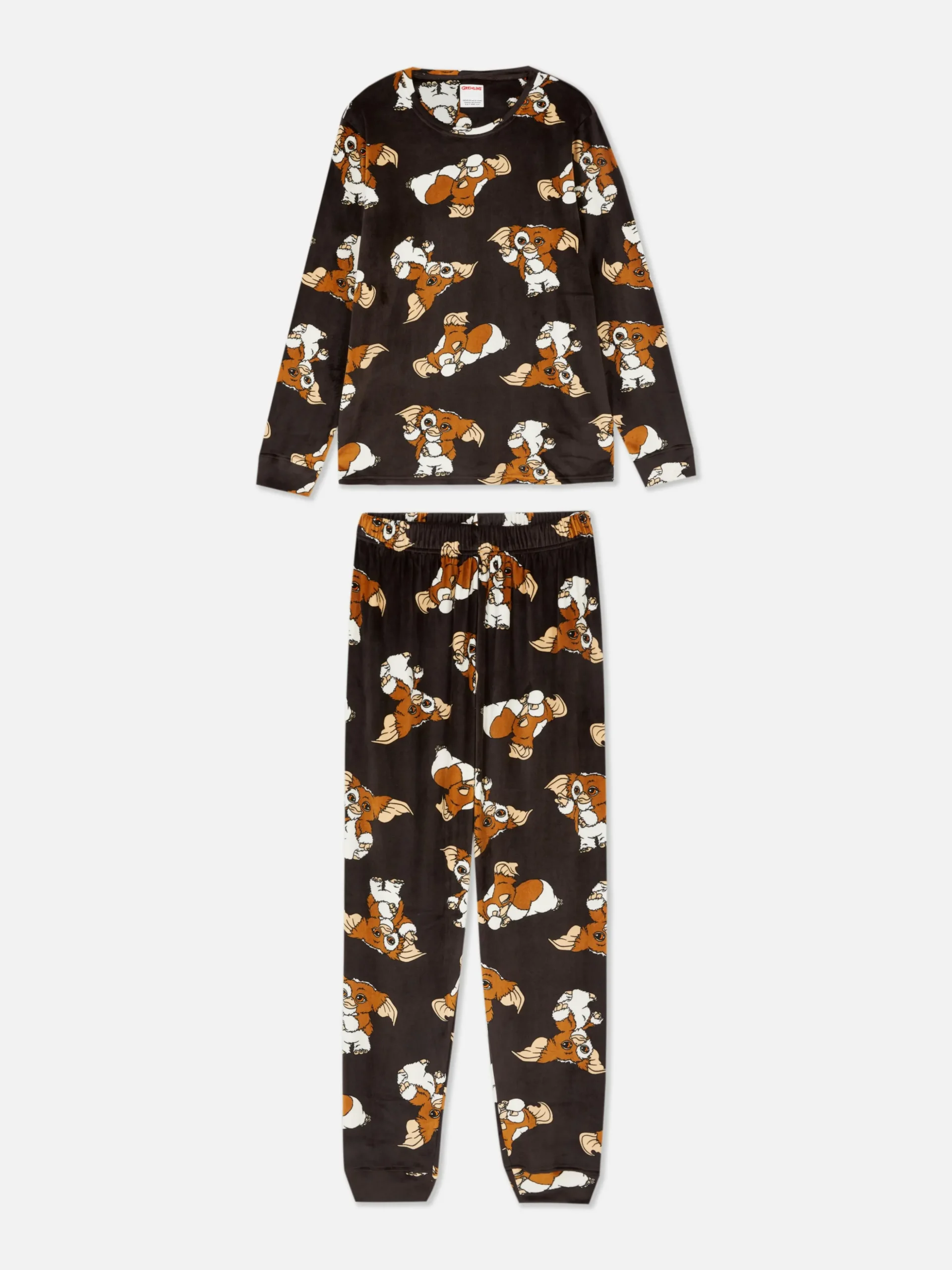 Pijama Polar Manga Comprida Warner Bros Gremlins Gizmo
