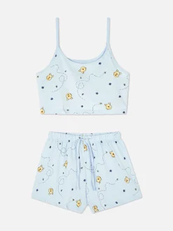 Pijama Top Alças Curto/calções Disney Winnie The Pooh