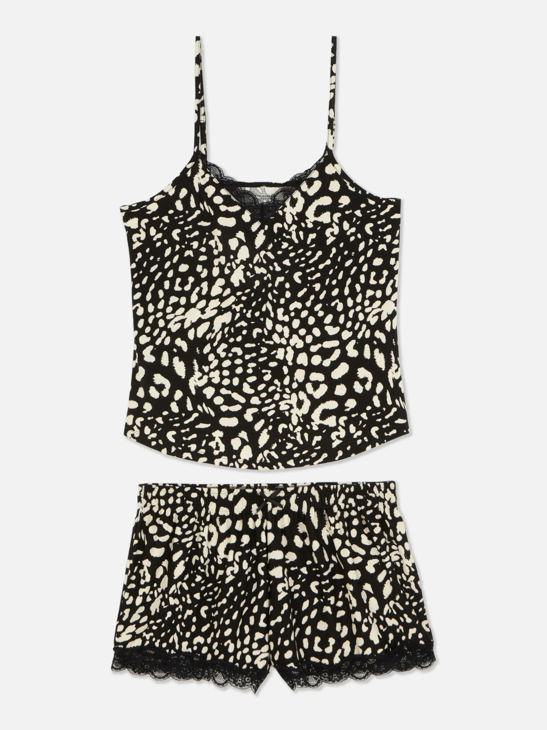 Pijama Top Alças Finas/calções