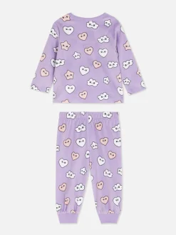 Pijama Veludo Padrão Floral
