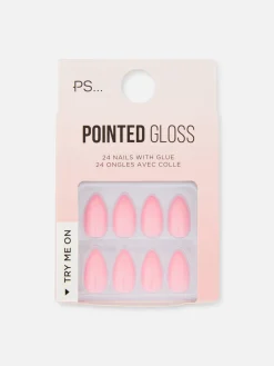 PS... Unhas Postiças Pontiagudas Brilho