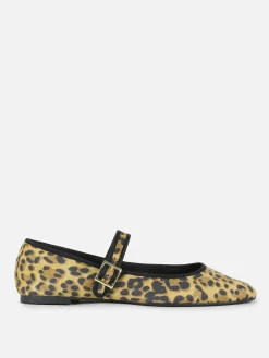 Sabrinas Mary Jane Padrão Leopardo