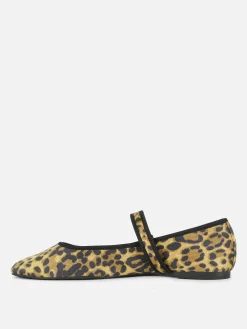 Sabrinas Mary Jane Padrão Leopardo