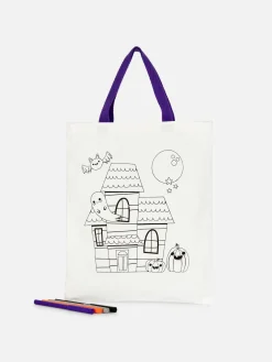 Saco Doces Colorir Halloween