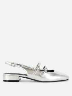 Sapatos Mary Jane Fecho Atrás Tiras Duplas