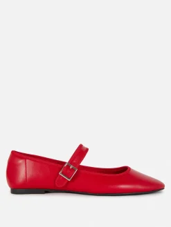 Sapatos Mary Jane Rasos Biqueira Redonda