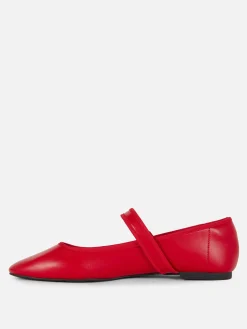 Sapatos Mary Jane Rasos Biqueira Redonda