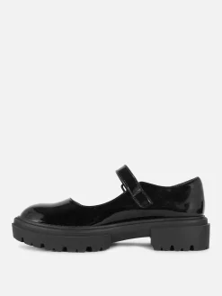 Sapatos Mary Jane Sola Grossa