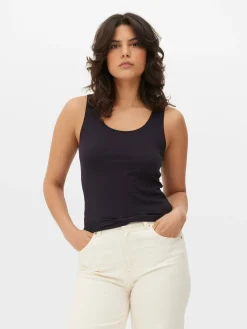 Top S/ Mangas Decote Redondo