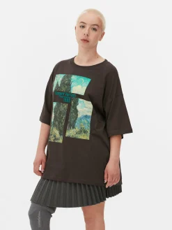 T-shirt Corte Grande Van Gogh Ciprestes