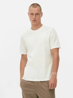 T-shirt Corte Regular Decote Redondo