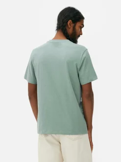 T-shirt Corte Regular Decote Redondo