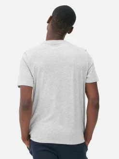 T-shirt Corte Regular Mesclada