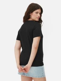 T-shirt Decote Redondo Corte Regular