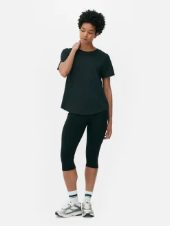 T-shirt Desportiva Gola Redonda