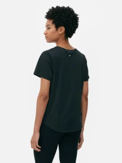 T-shirt Desportiva Gola Redonda