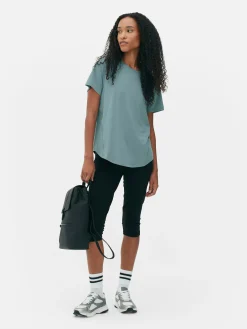 T-shirt Desportiva Gola Redonda
