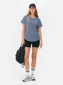 T-shirt Desportiva Gola Redonda
