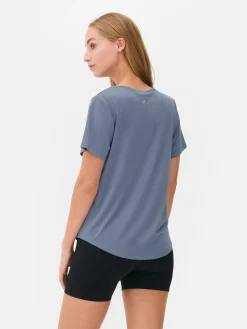T-shirt Desportiva Gola Redonda