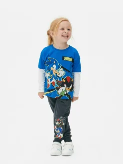 T-shirt Dois Tons Sonic The Hedgehog