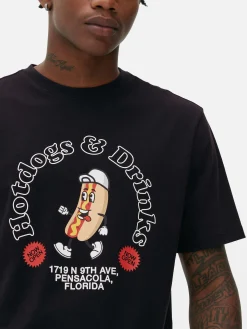 T-shirt Estampada Cachorro Quente