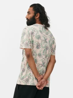 T-shirt Estampado Botânico Integral