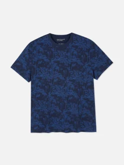 T-shirt Gola Redonda árvores Japonesas