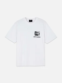 T-shirt Gráfica Disney Mickey Mouse X Keith Haring