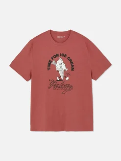 T-shirt Gráfico Gelado