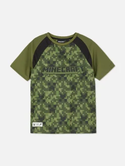 T-shirt Logótipo Minecraft Pixel