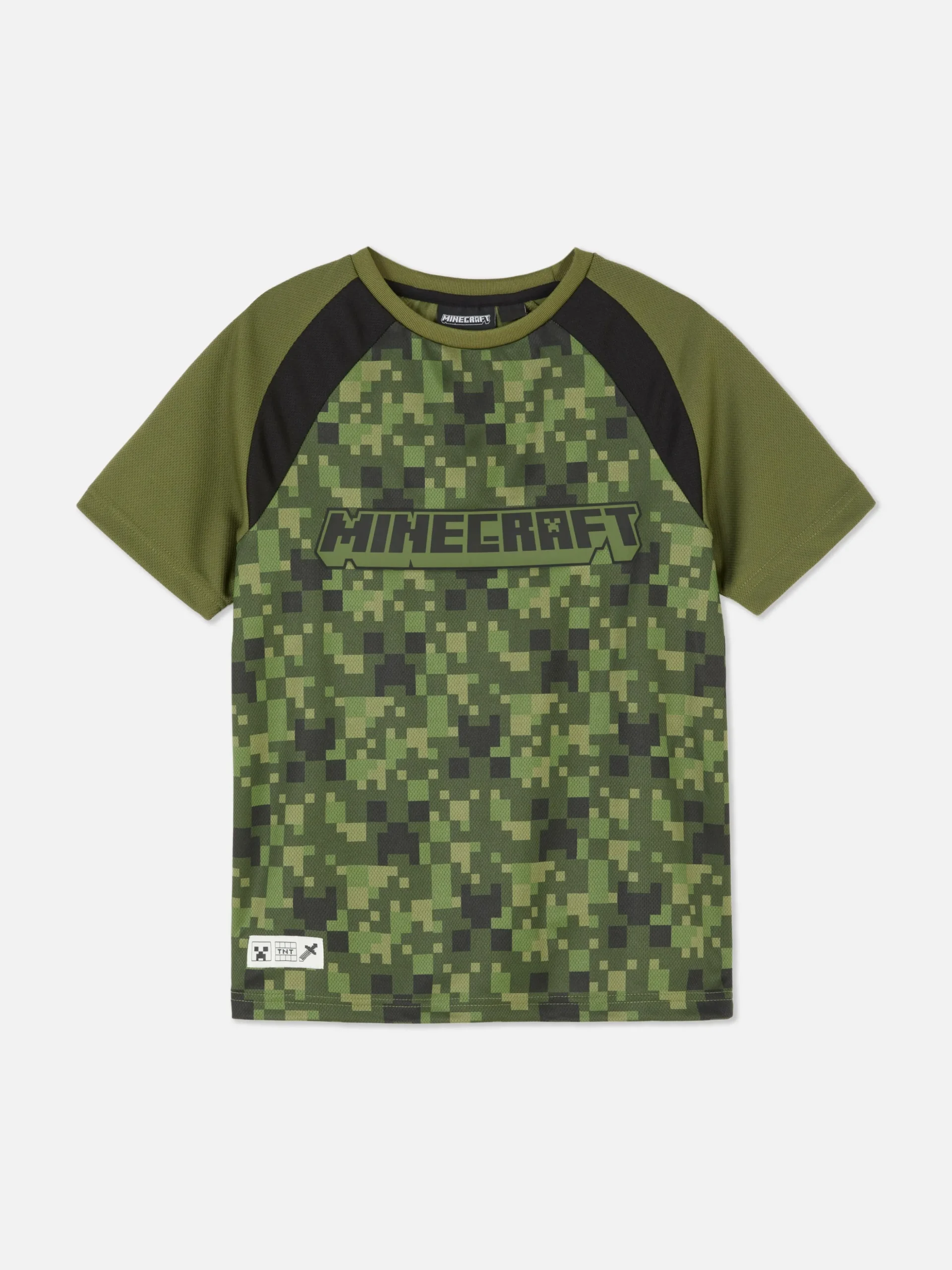 T-shirt Logótipo Minecraft Pixel