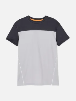 T-shirt Malha Bloco Cor