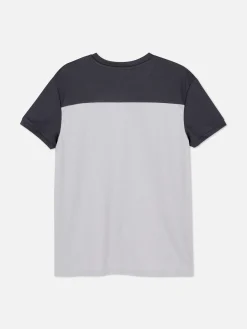 T-shirt Malha Bloco Cor