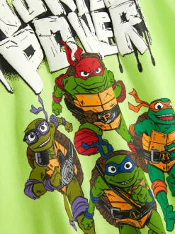 T-shirt Manga Comprida Gráfica Tartarugas Ninja